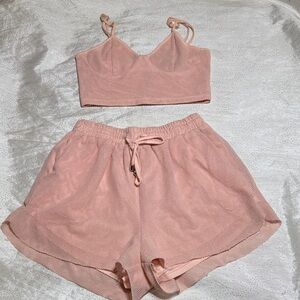B  X RUNAWAY women’s Intimate Set pink color size S